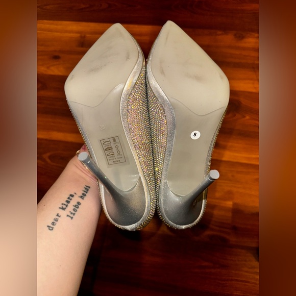 Akira Multicolor Embellished Jewel Heels - Picture 5 of 5